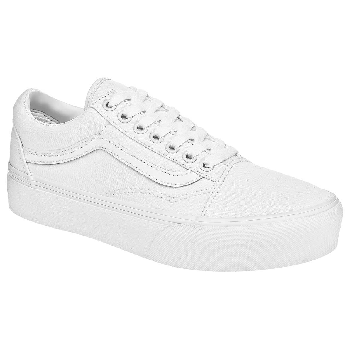 Foto 2 pulgar | Vans Tenis Urbano Para Mujer Blanco, Ua Old Skool Platform