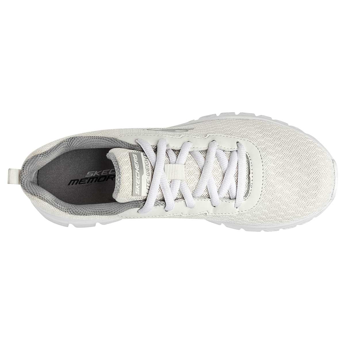 Foto 3 pulgar | Skechers Tenis Deportivo Para Mujer Blanco