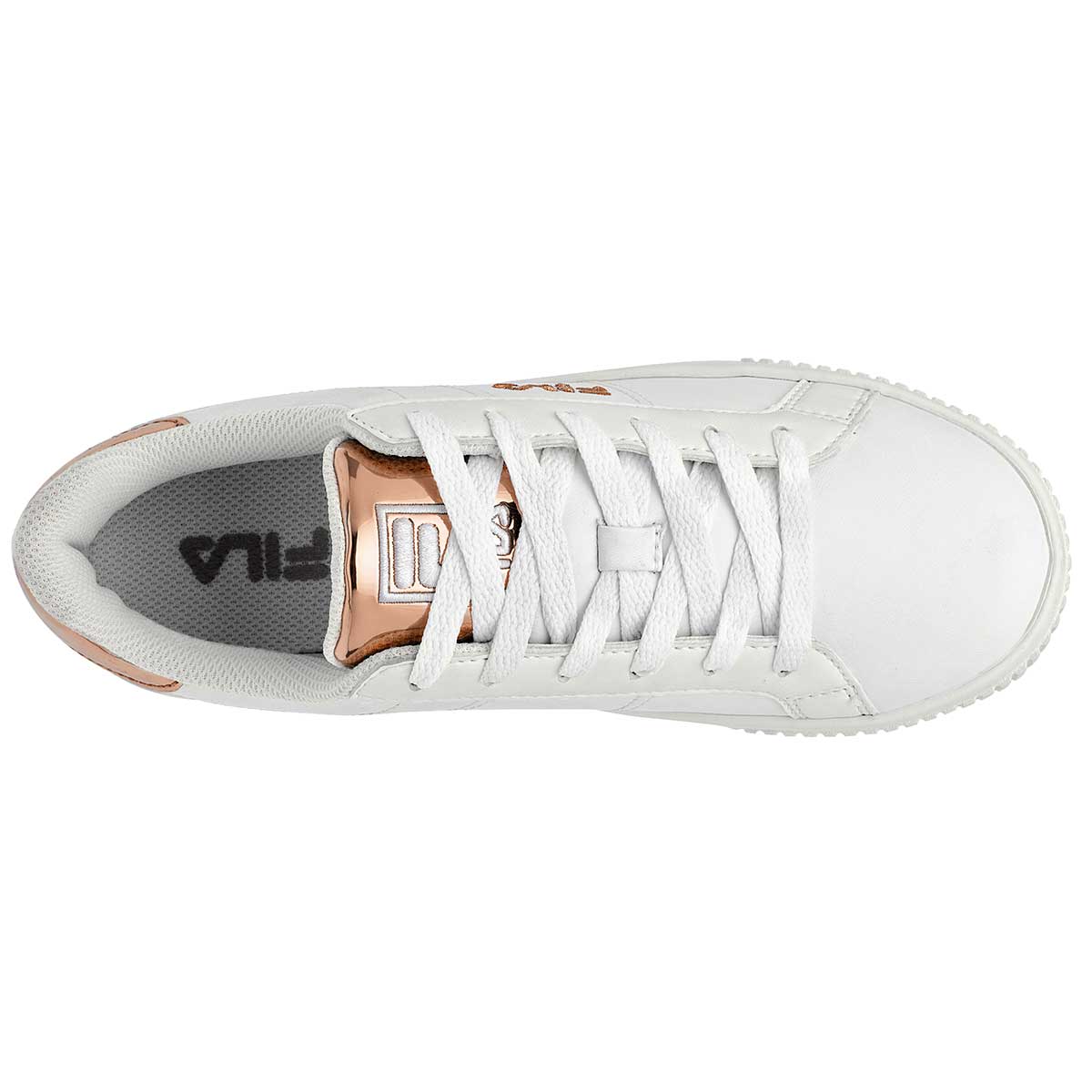 Foto 3 pulgar | Tenis Urbanos Fila Panache 19 Blancos para Mujer
