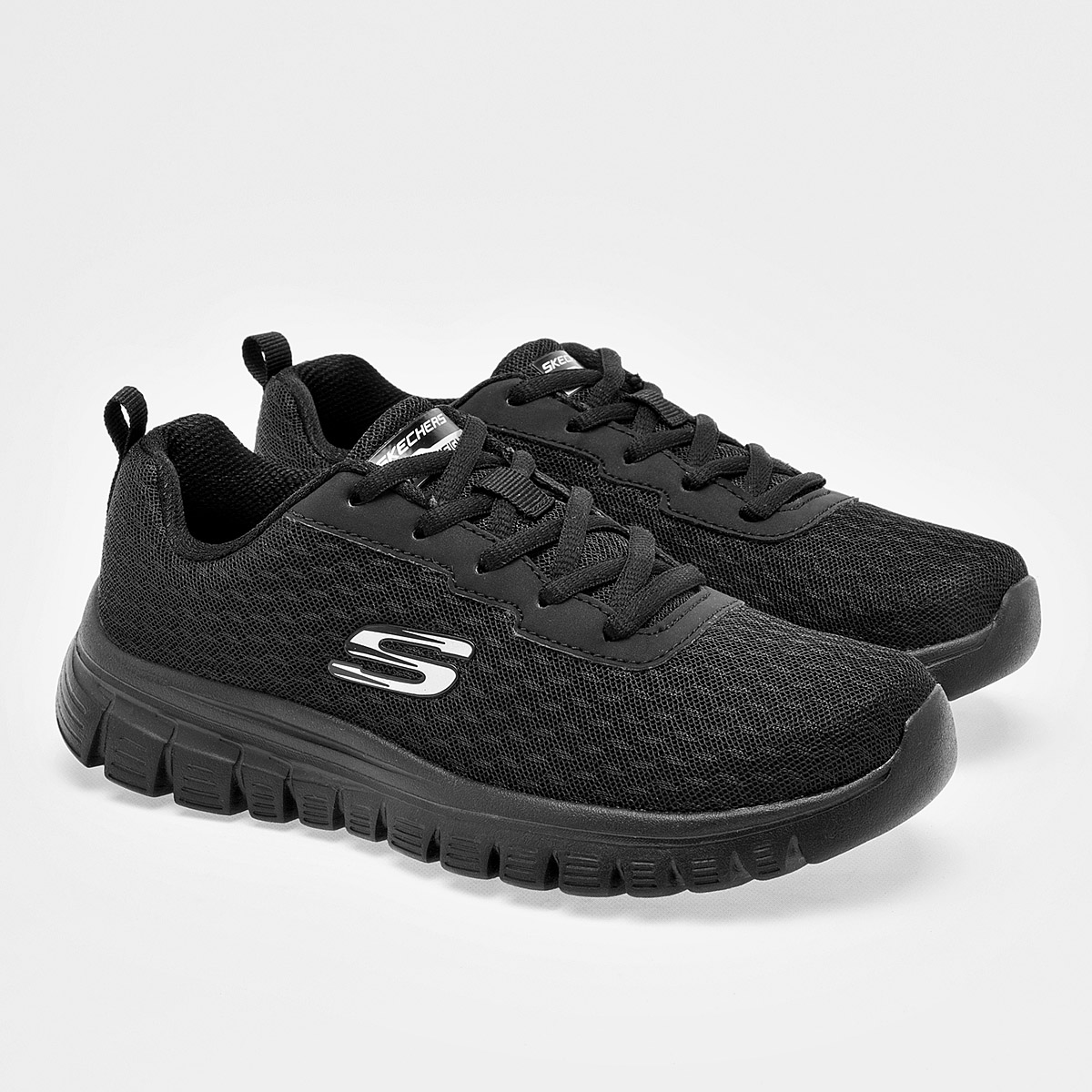 Foto 5 pulgar | Skechers Tenis Deportivo Para Mujer Negro