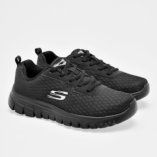 Foto 4 | Skechers Tenis Deportivo Para Mujer Negro