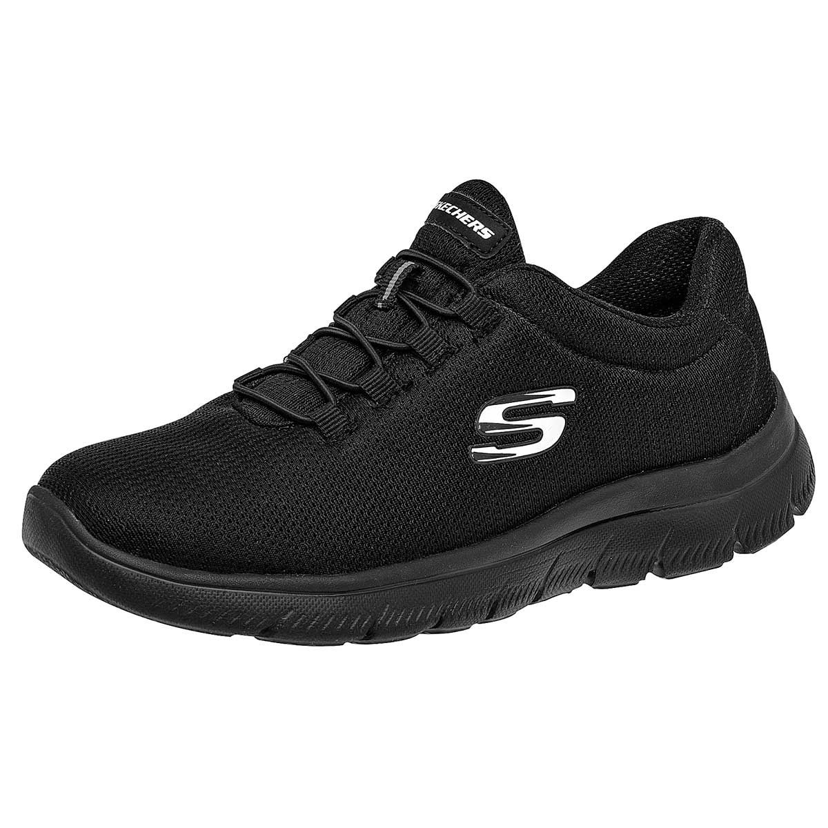 Foto 2 pulgar | Skechers Tenis Deportivo Para Mujer Negro