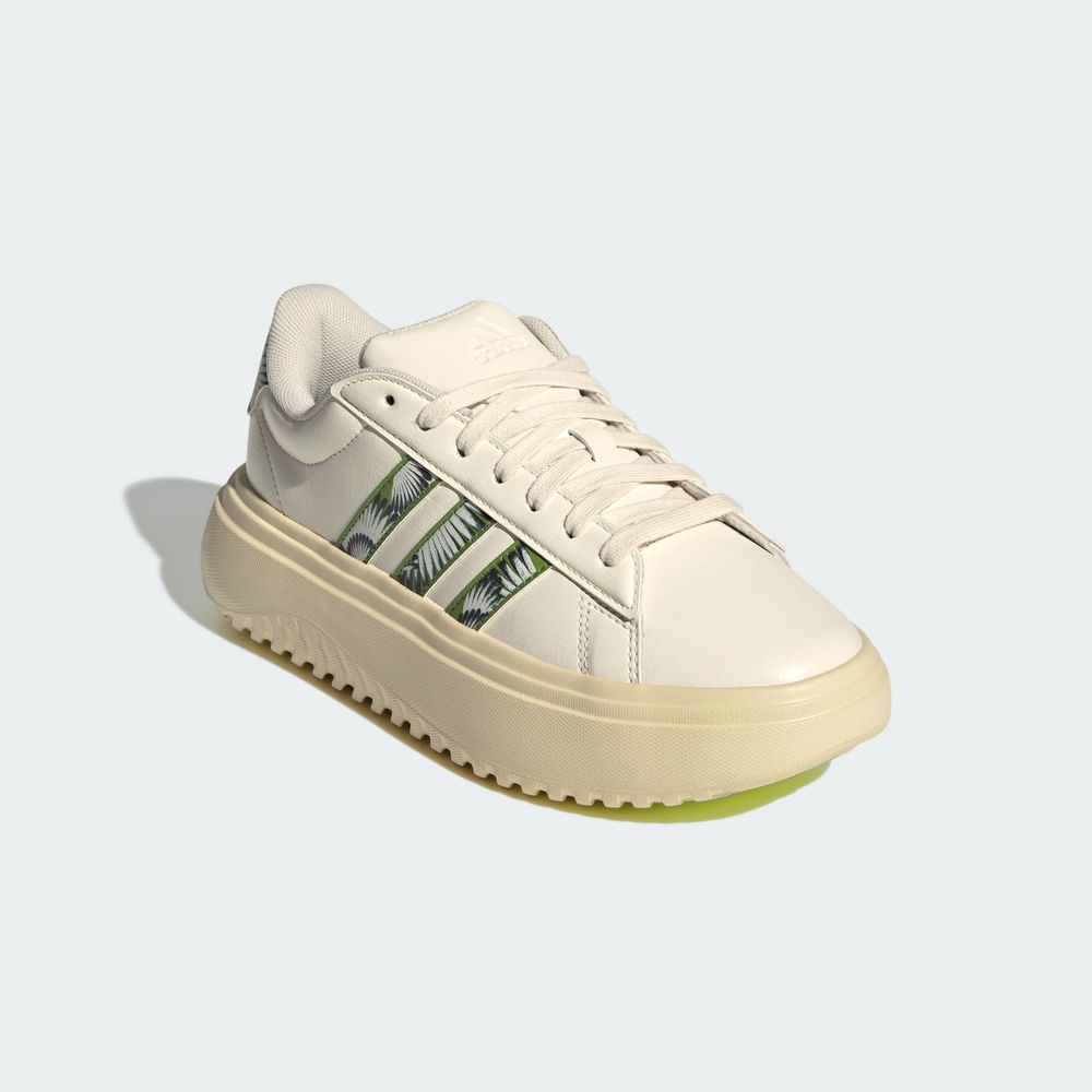 Foto 7 pulgar | Tenis Adidas Grand Court Platform Adidas Blanco Mujer