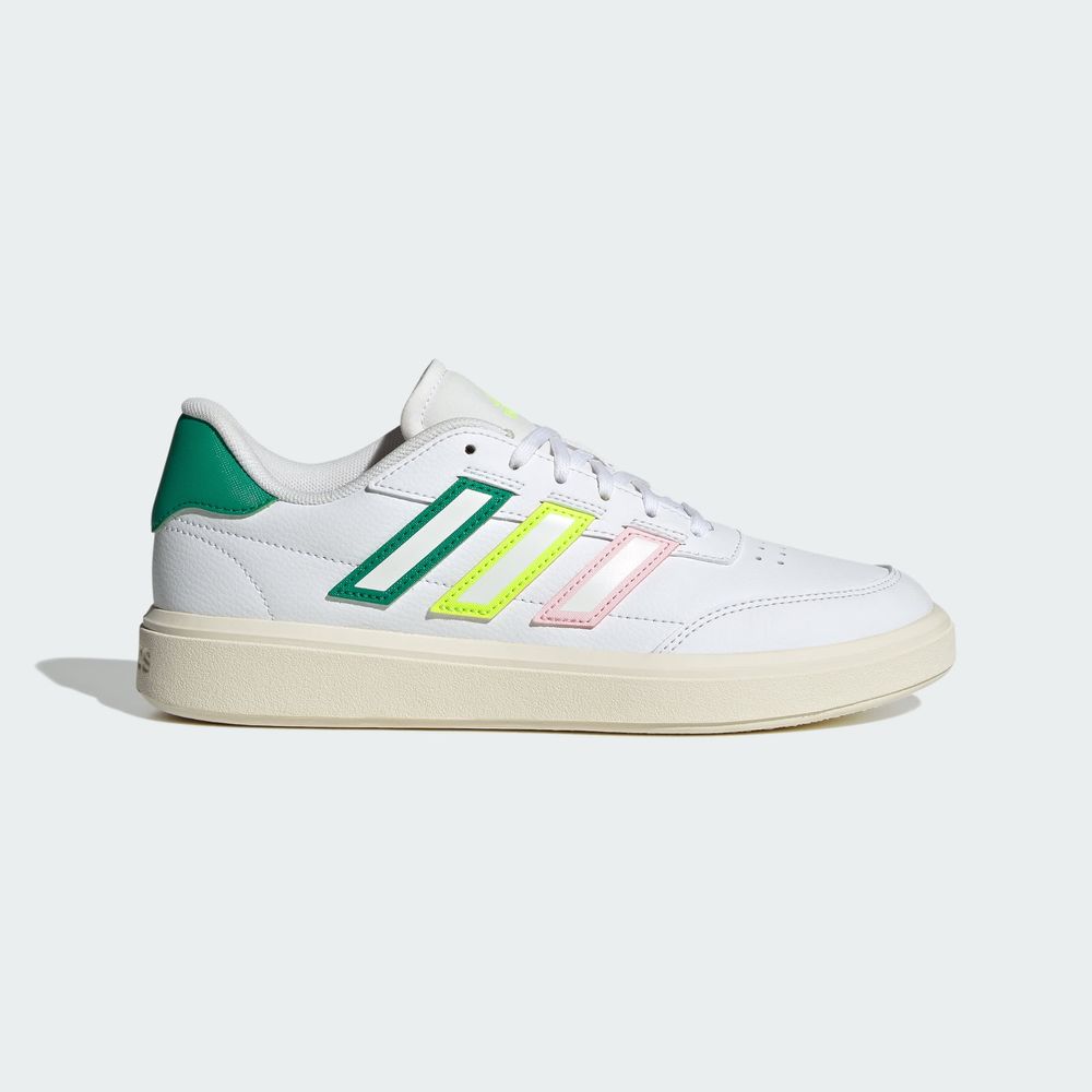 Foto 3 pulgar | Tenis Courtblock Adidas Blancos para Mujer