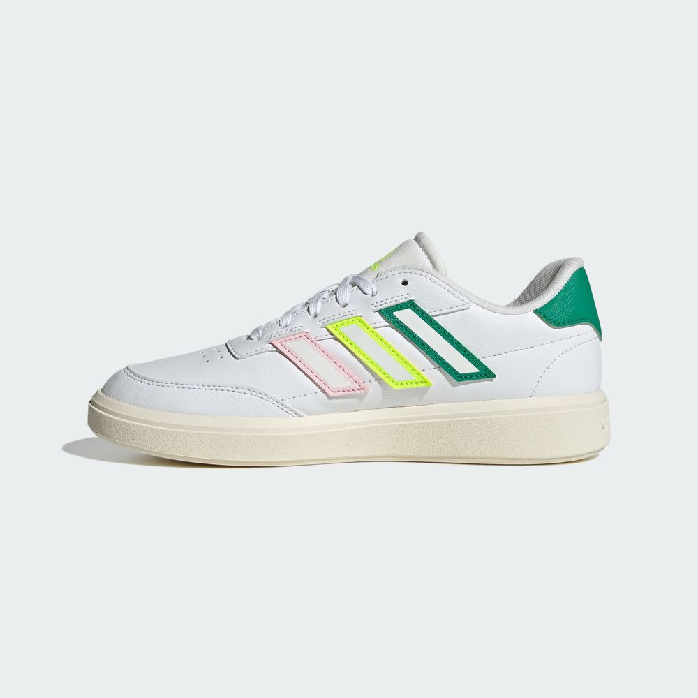 Foto 4 pulgar | Tenis Courtblock Adidas Blancos para Mujer