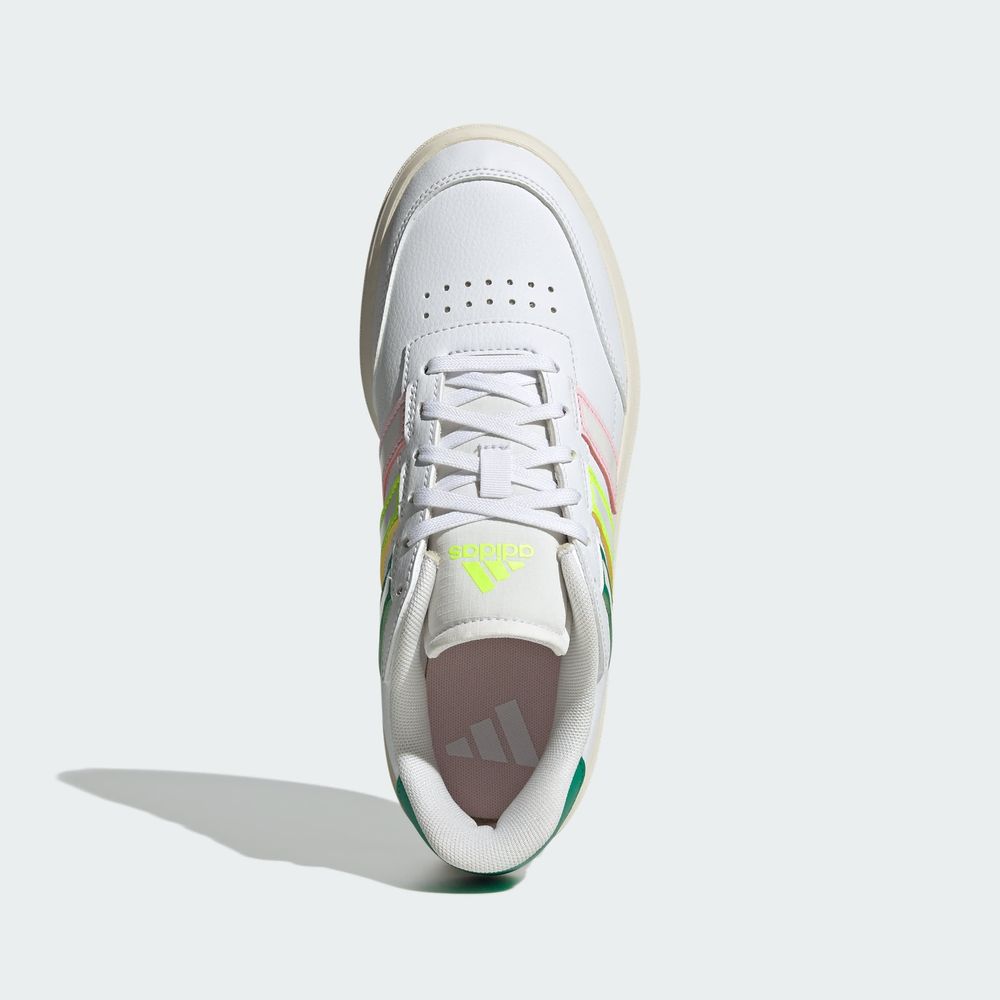 Foto 5 pulgar | Tenis Courtblock Adidas Blancos para Mujer