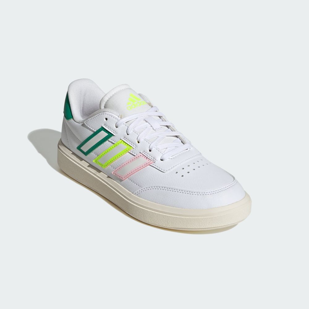 Foto 7 pulgar | Tenis Courtblock Adidas Blancos para Mujer