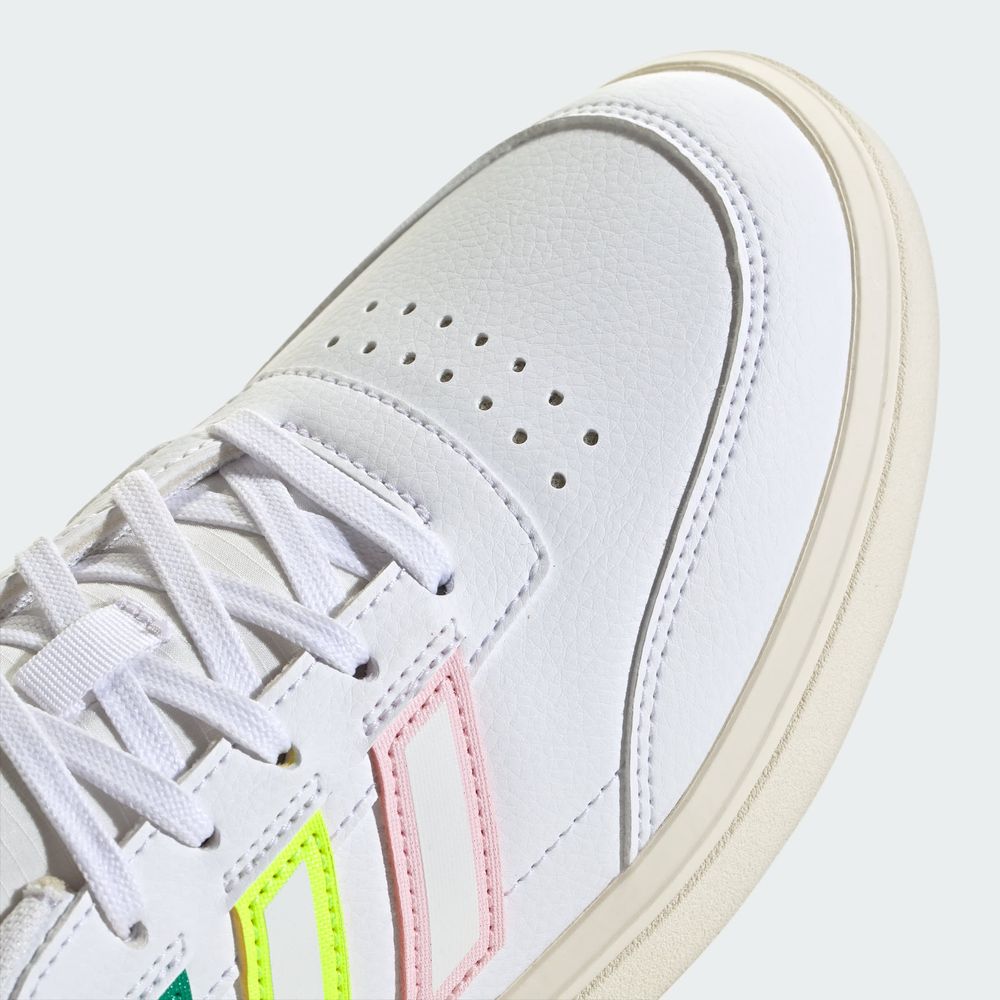 Foto 9 pulgar | Tenis Courtblock Adidas Blancos para Mujer
