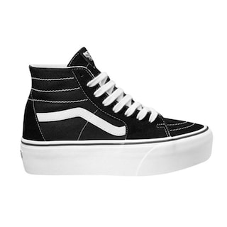 Foto 1 | Tenis Vans Stackform Plataforma Urbano Negro para Mujer