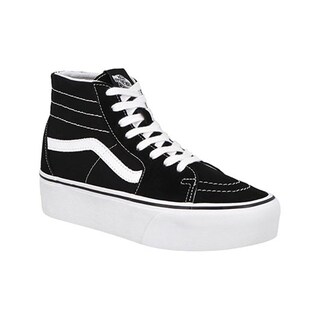 Foto 2 | Tenis Vans Stackform Plataforma Urbano Negro para Mujer