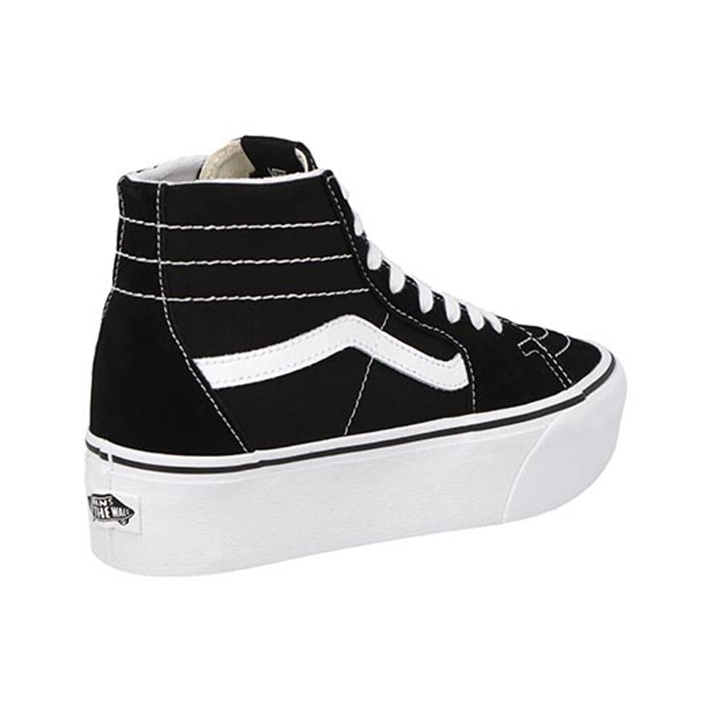 Foto 4 pulgar | Tenis Vans Stackform Plataforma Urbano Negro para Mujer