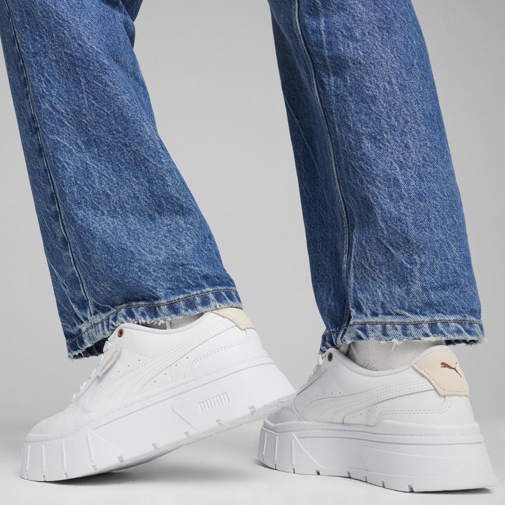 Foto 5 pulgar | Tenis Puma Mayze Stack Soft Para Mujer Blanco