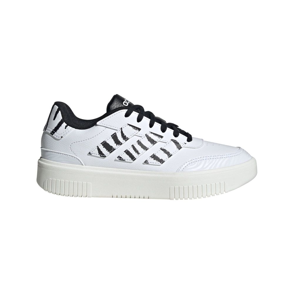 Foto 2 pulgar | Tenis Courtblock Adidas Blanco Mujer