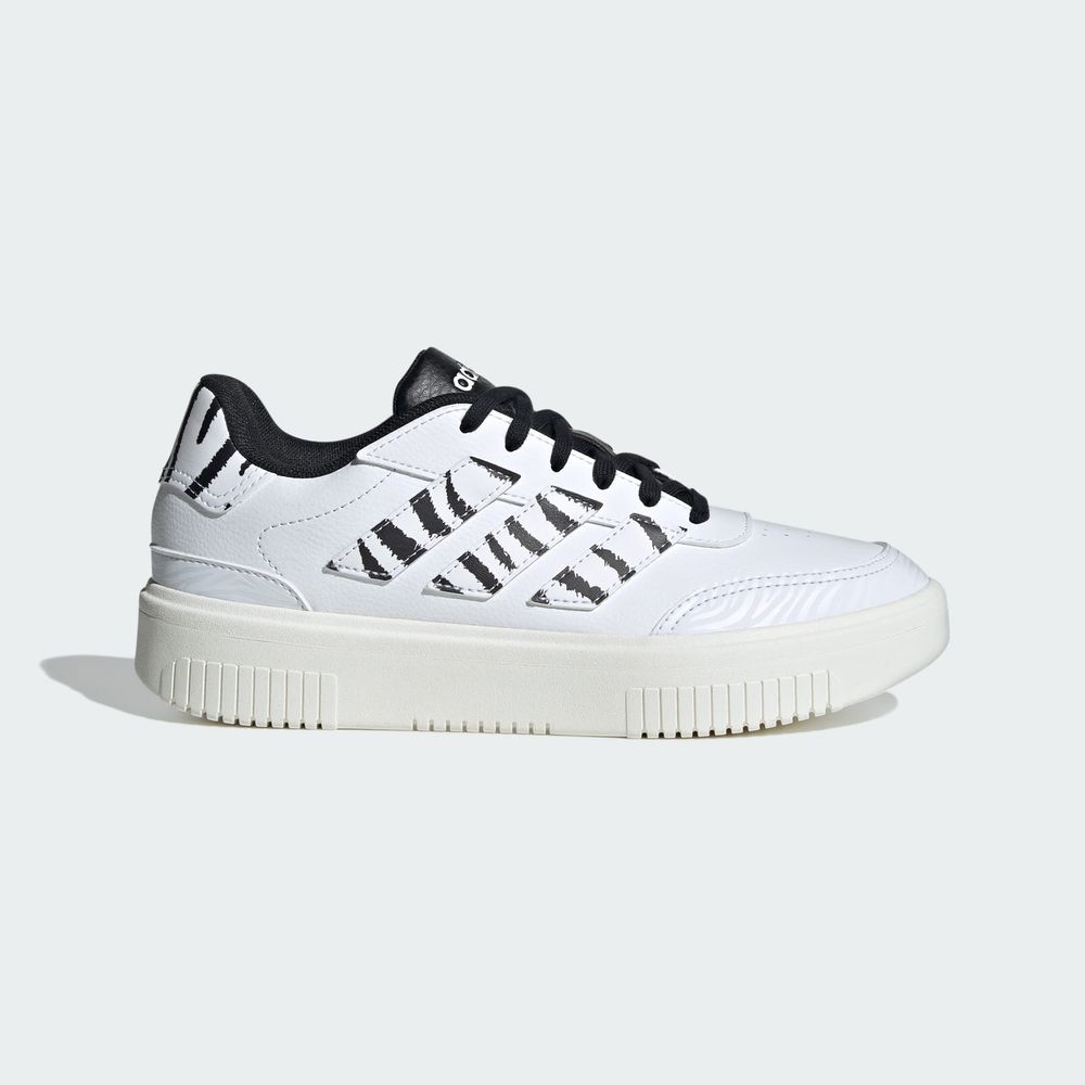 Foto 3 pulgar | Tenis Courtblock Adidas Blanco Mujer