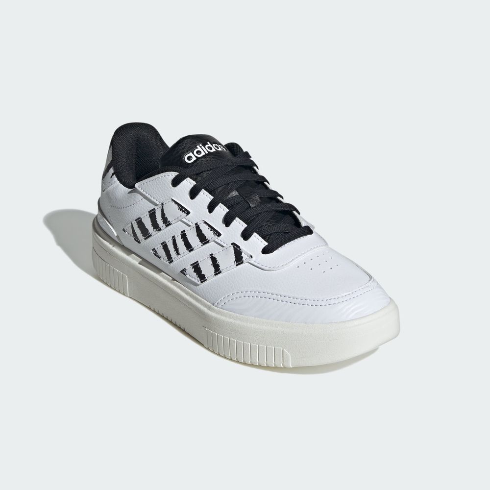Foto 7 pulgar | Tenis Courtblock Adidas Blanco Mujer