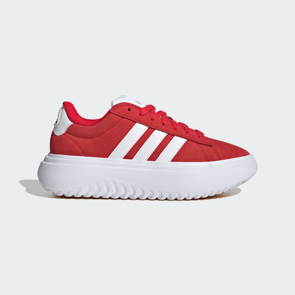Foto 3 pulgar | Tenis Grand Court Platform Adidas Rojo Mujer