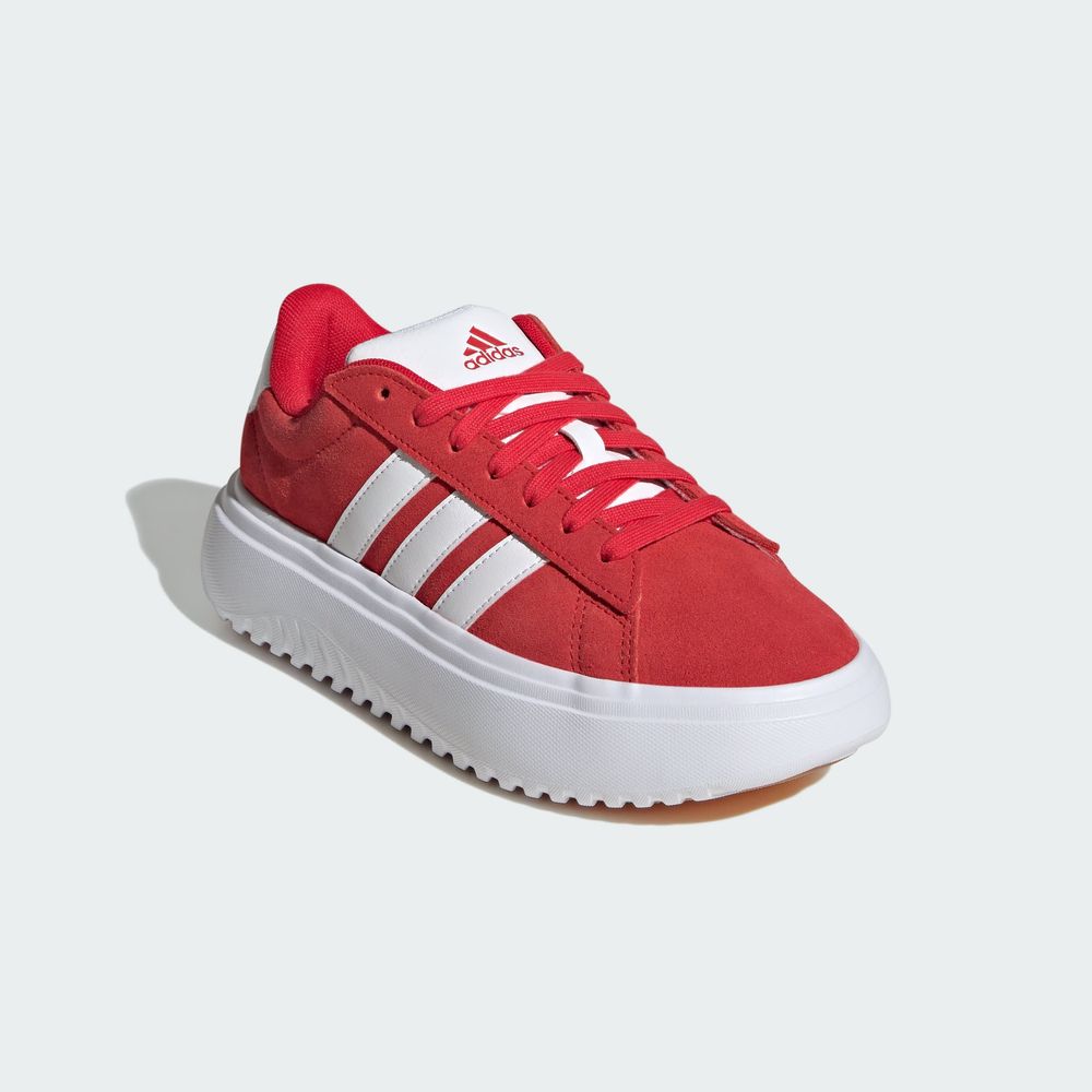 Foto 7 pulgar | Tenis Grand Court Platform Adidas Rojo Mujer