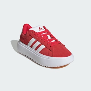 Foto 6 | Tenis Grand Court Platform Adidas Rojo Mujer
