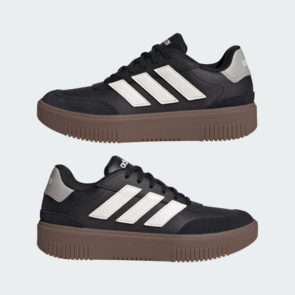 Foto 8 | Courtblock Bold Adidas Negro Mujer