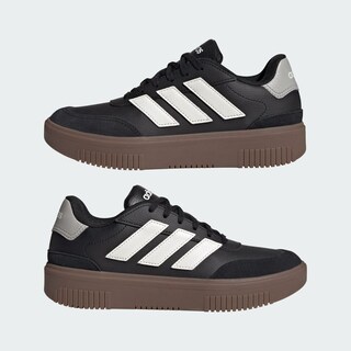 Foto 8 | Courtblock Bold Adidas Negro Mujer