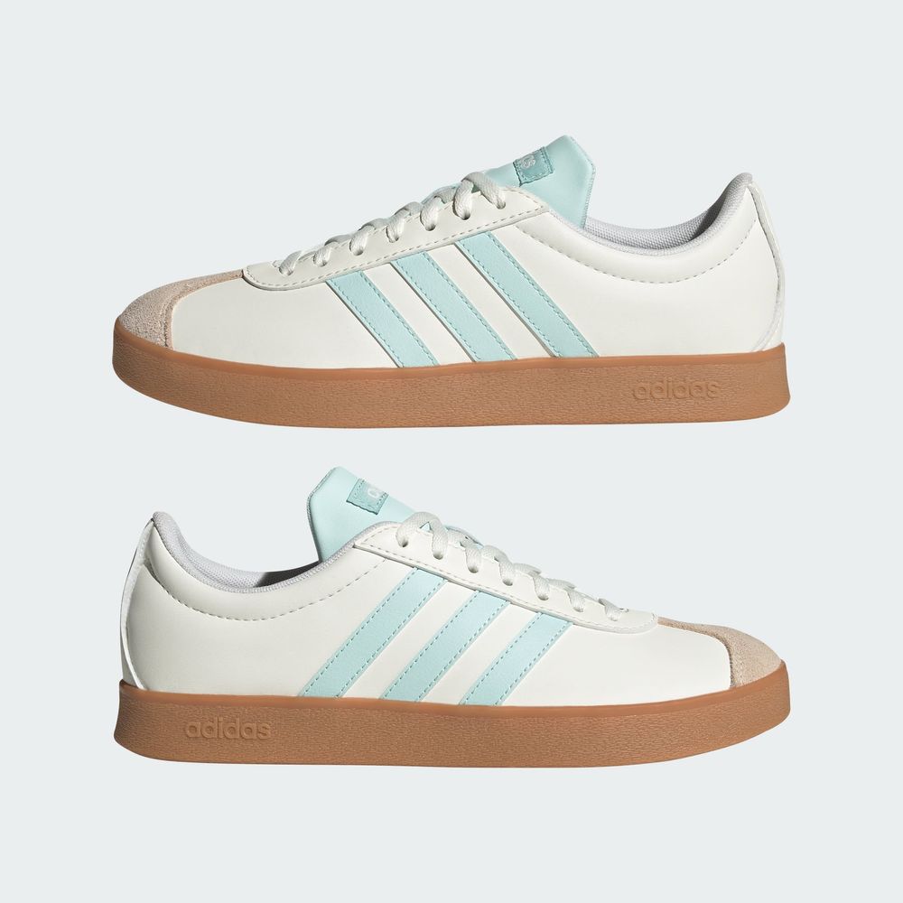 Foto 9 pulgar | Tenis Adidas Vl Court Base Adidas Blanco Mujer