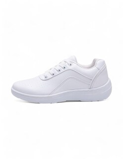 Foto 2 | Tenis Calzado Watanabe Color Blanco Tipo Piel Agujetas