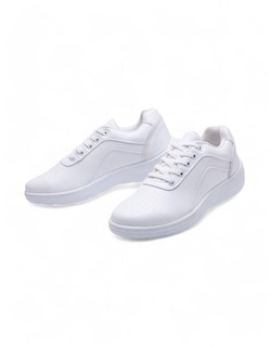 Foto 3 | Tenis Calzado Watanabe Color Blanco Tipo Piel Agujetas