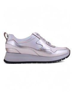 Foto 1 | Tenis Manet De Piel Con Plataforma