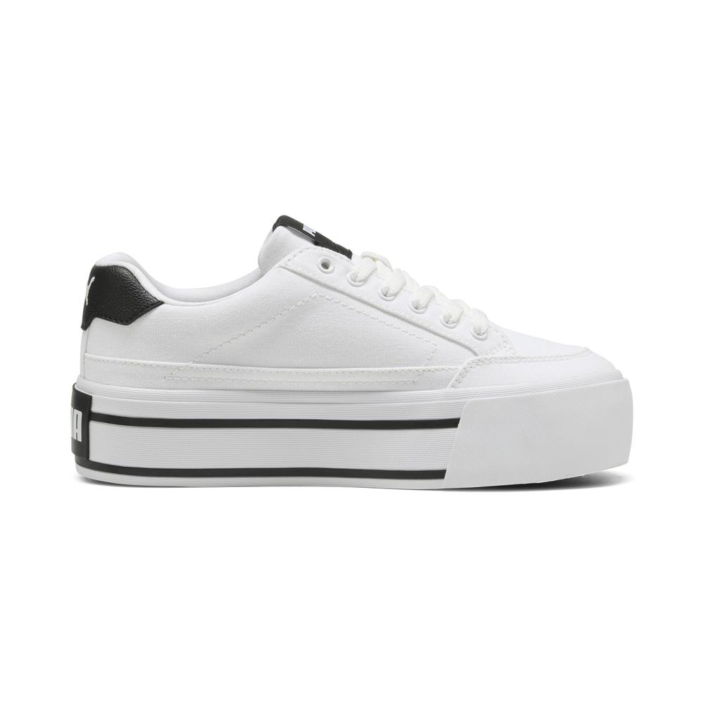 Foto 3 pulgar | Tenis Puma Court Classic Vulc Fs Platform Para Mujer Blanco