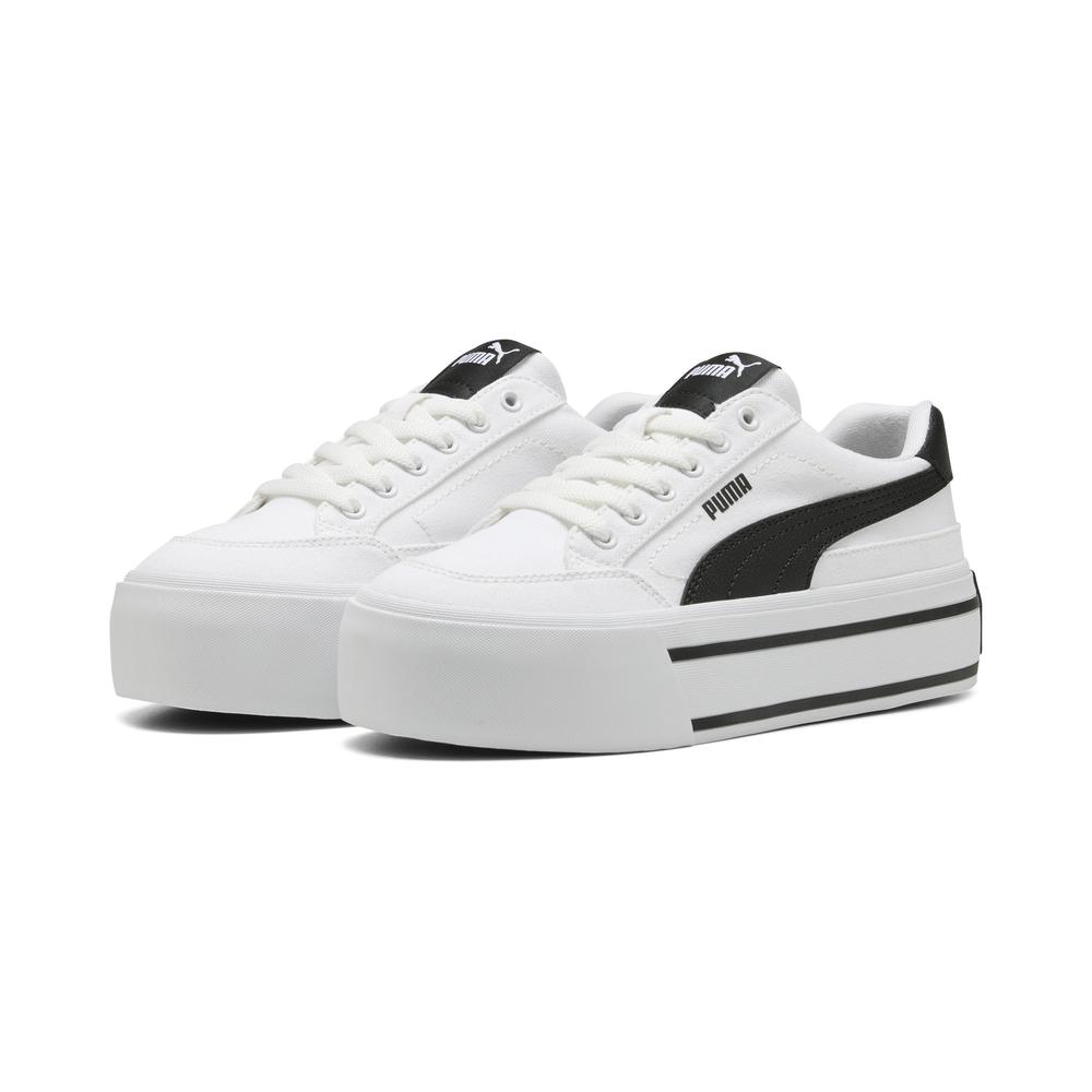Foto 4 pulgar | Tenis Puma Court Classic Vulc Fs Platform Para Mujer Blanco