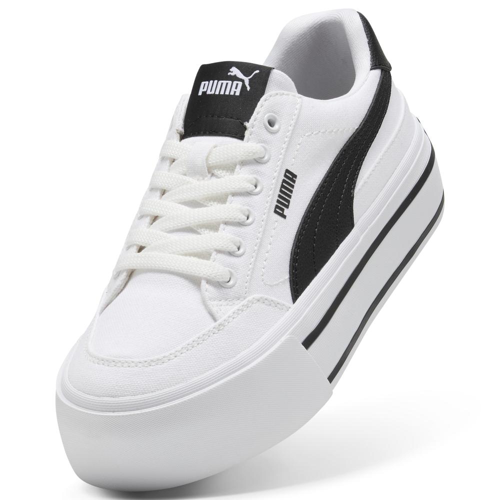 Foto 5 pulgar | Tenis Puma Court Classic Vulc Fs Platform Para Mujer Blanco