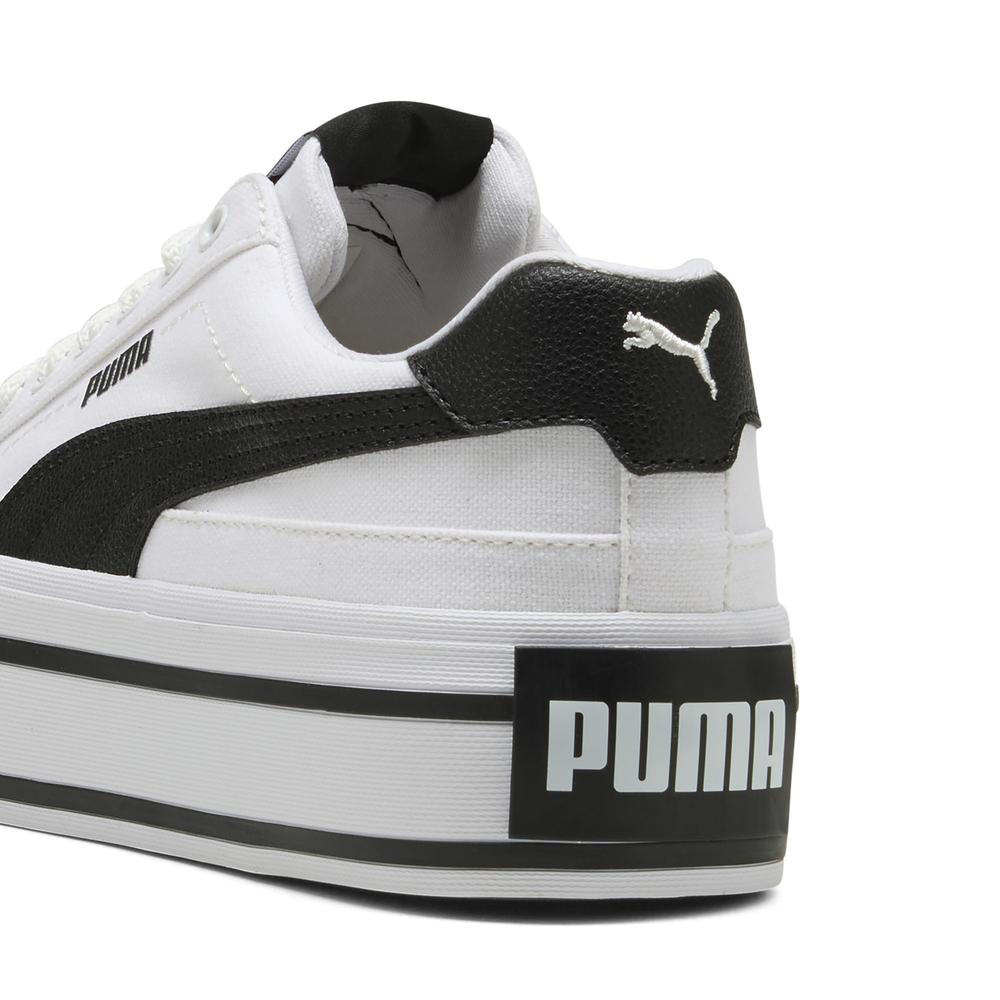 Foto 5 | Tenis Puma Court Classic Vulc Fs Platform Para Mujer Blanco