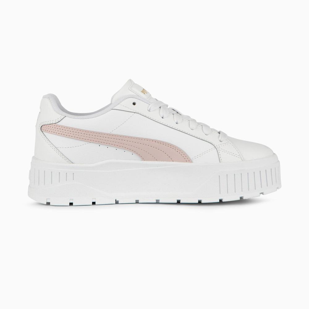 Foto 3 pulgar | Tenis Puma Karmen Ll Leather Para Mujer Blanco
