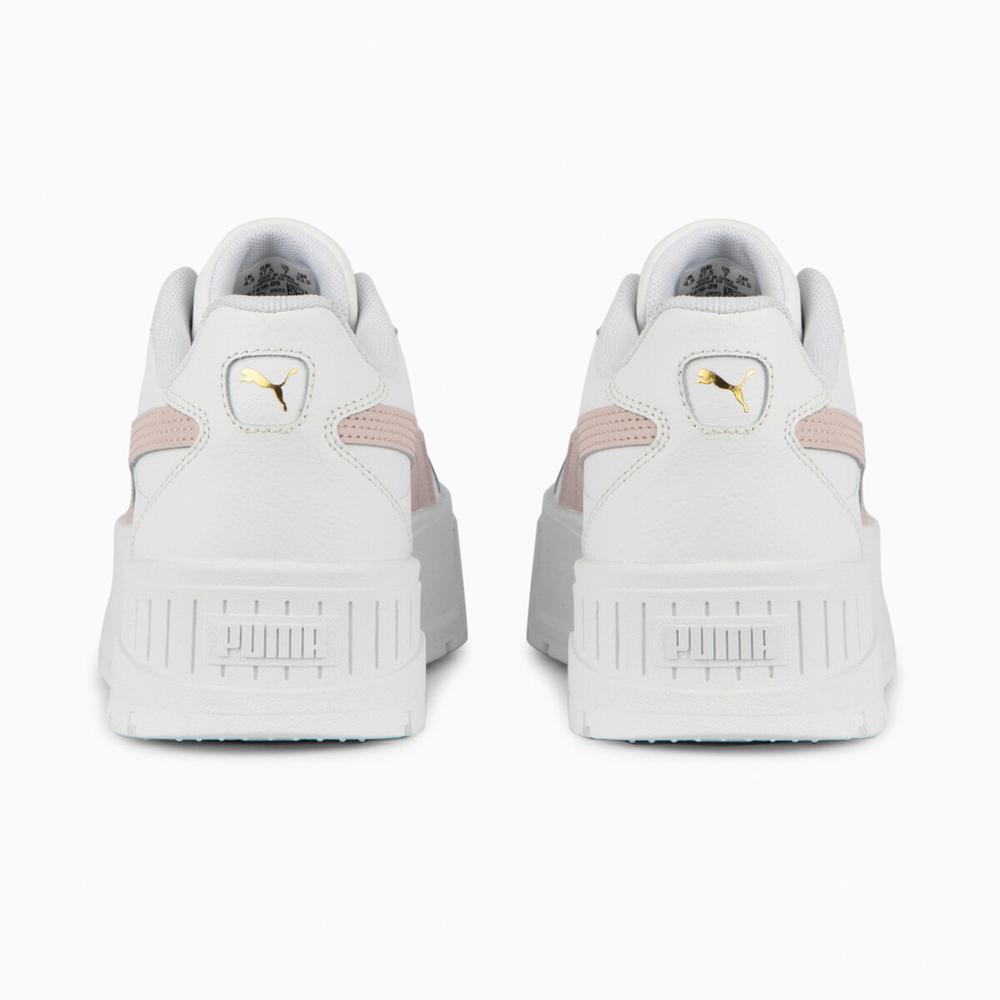 Foto 5 pulgar | Tenis Puma Karmen Ll Leather Para Mujer Blanco
