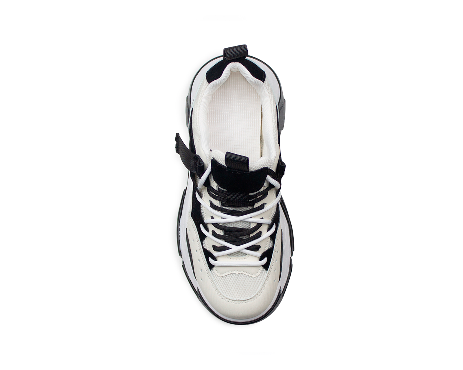 Foto 4 pulgar | Tenis Color Negro Chunky Material Sintetico