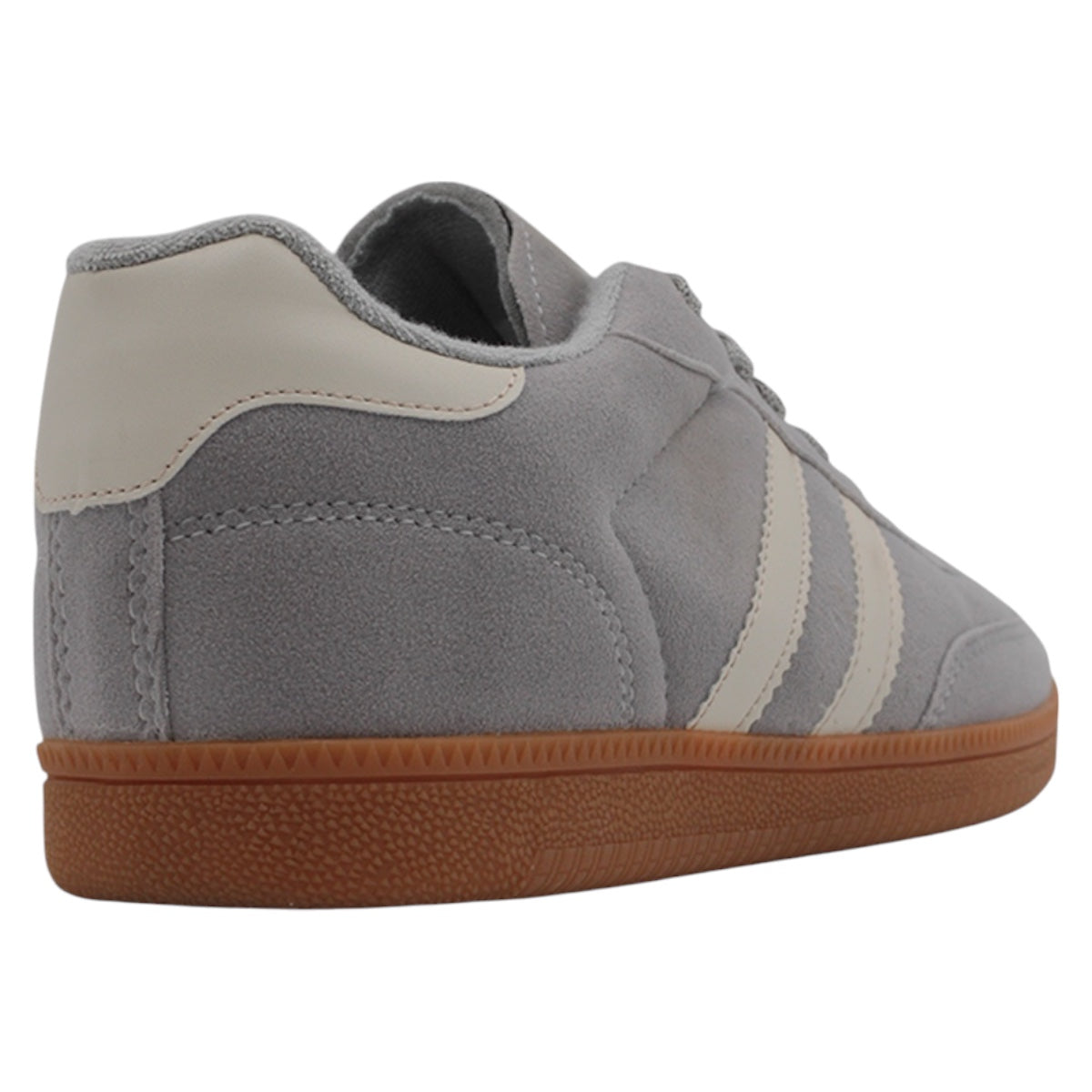 Foto 4 pulgar | Tenis Con Cordones Exterior Gamuza Sintética Color Gris Para Mujer De Rbcollection