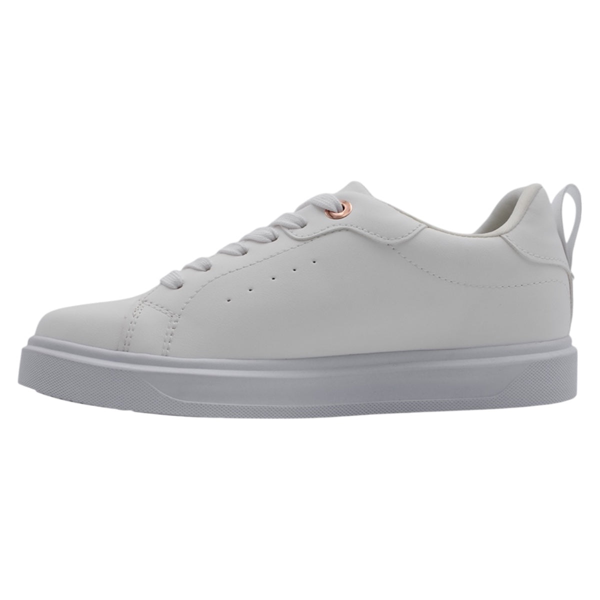 Foto 5 pulgar | Tenis Con Cordones Exterior Sintético Color Blanco Para Mujer De Rbbasics