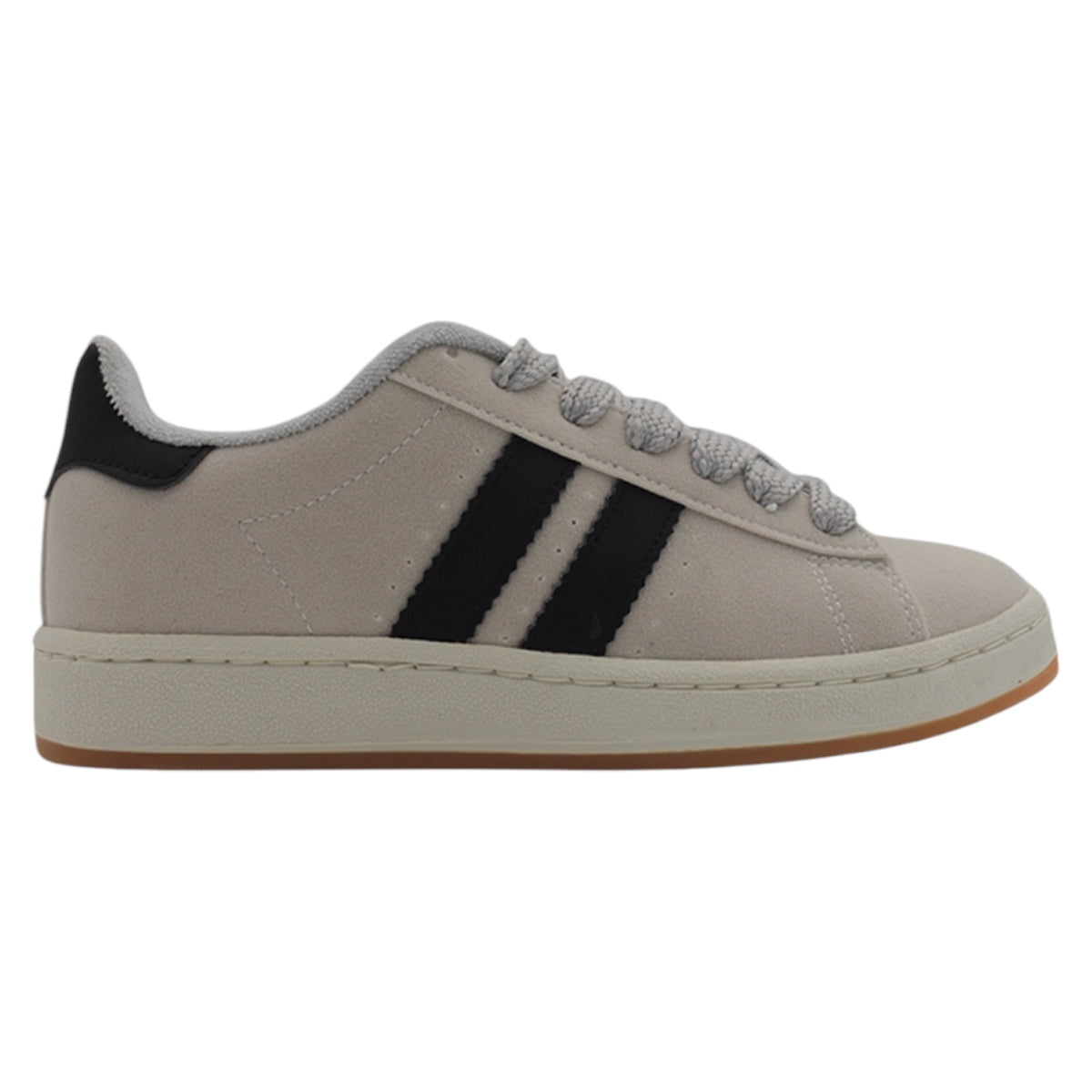 Foto 3 pulgar | Tenis Con Cordones Exterior Gamuza Sintética Color Gris Para Mujer De Rbcollection