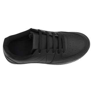 Foto 5 | Tenis Con Cordones Exterior Piel Vegana Color Negro Para Mujer De Rbcollection