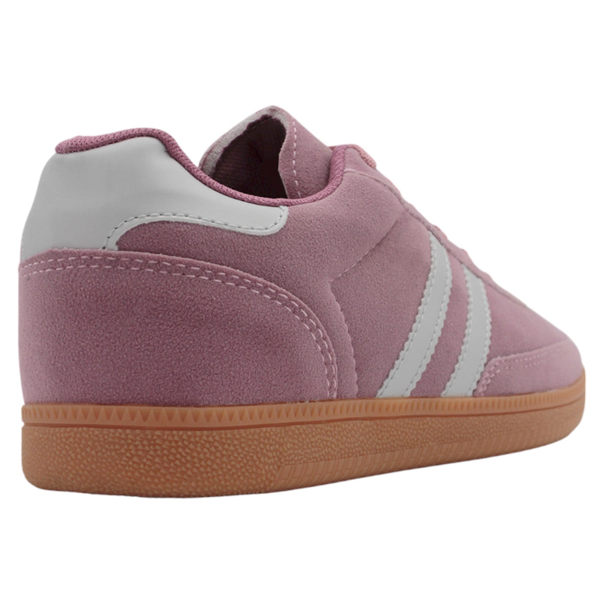 Foto 4 pulgar | Tenis Con Cordones Exterior Gamuza Sintética Color Rosa Para Mujer De Rbcollection