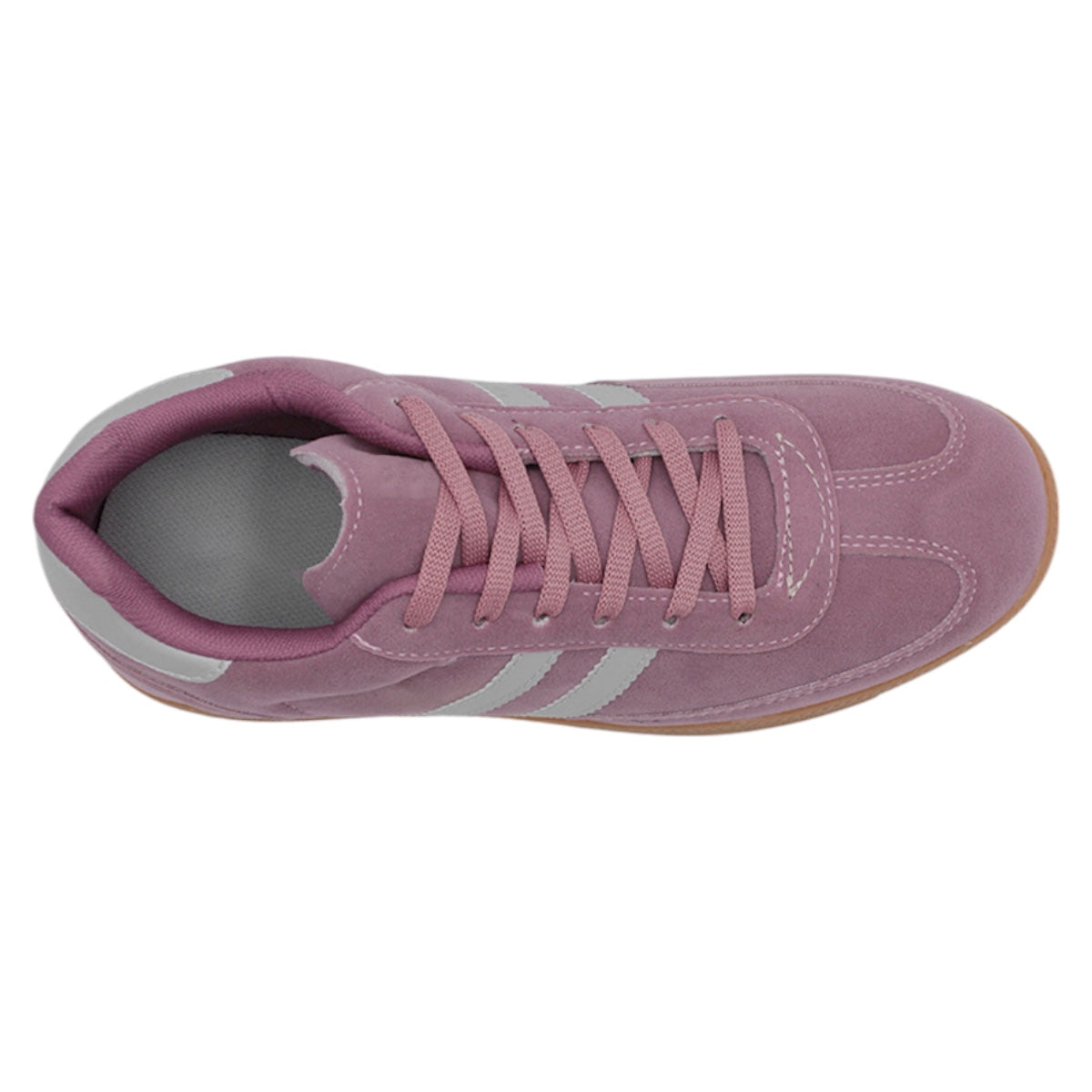 Foto 6 pulgar | Tenis Con Cordones Exterior Gamuza Sintética Color Rosa Para Mujer De Rbcollection