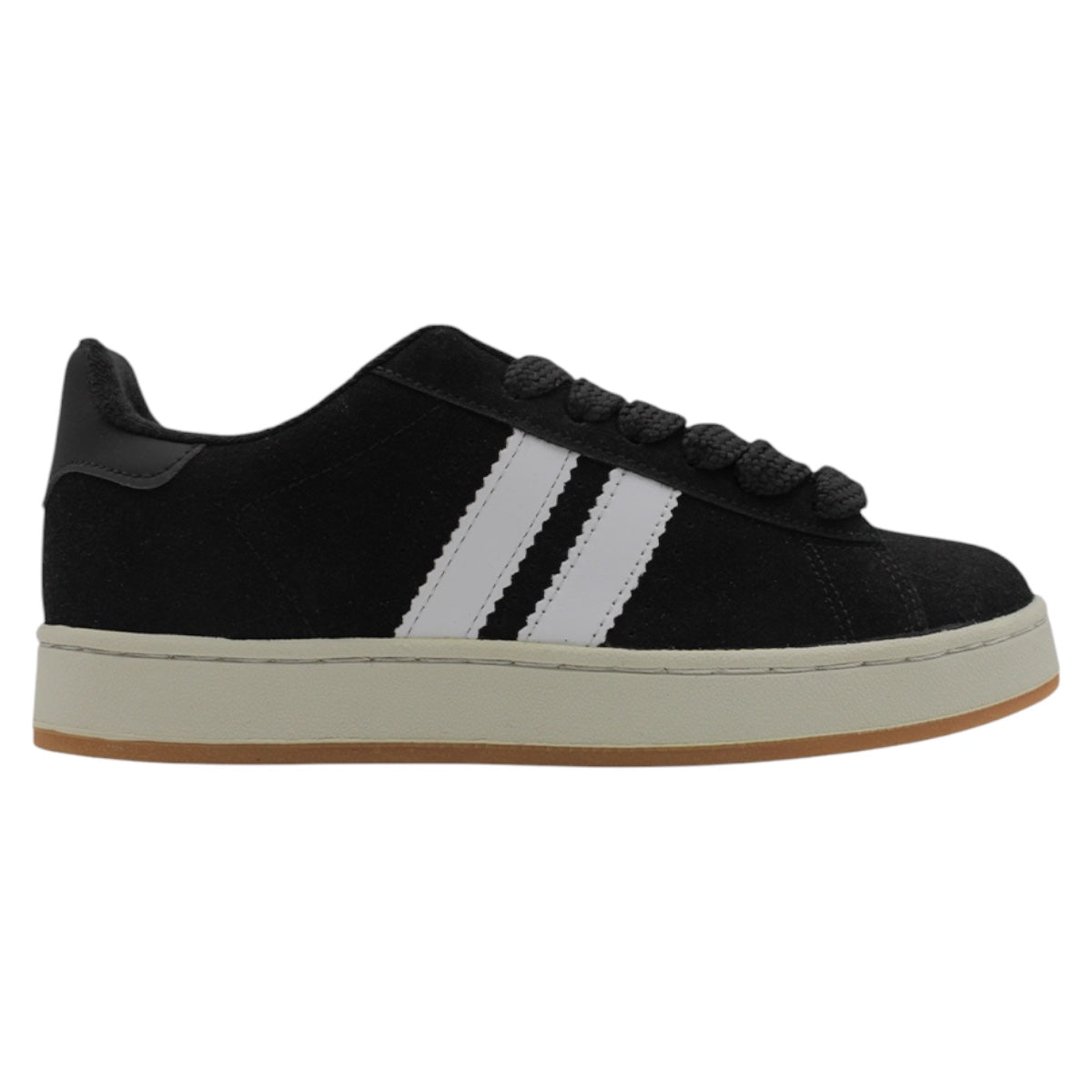 Foto 3 pulgar | Tenis Con Cordones Exterior Gamuza Sintética Color Negro Para Mujer De Rbcollection