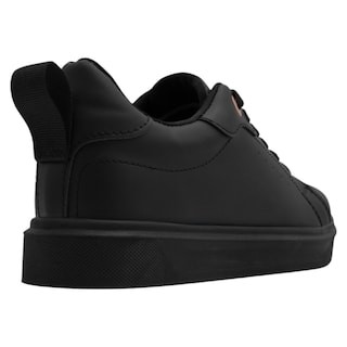 Foto 3 | Tenis Con Cordones Exterior Sintético Color Negro Para Mujer De Rbbasics