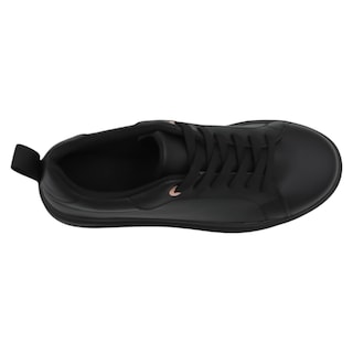 Foto 5 | Tenis Con Cordones Exterior Sintético Color Negro Para Mujer De Rbbasics