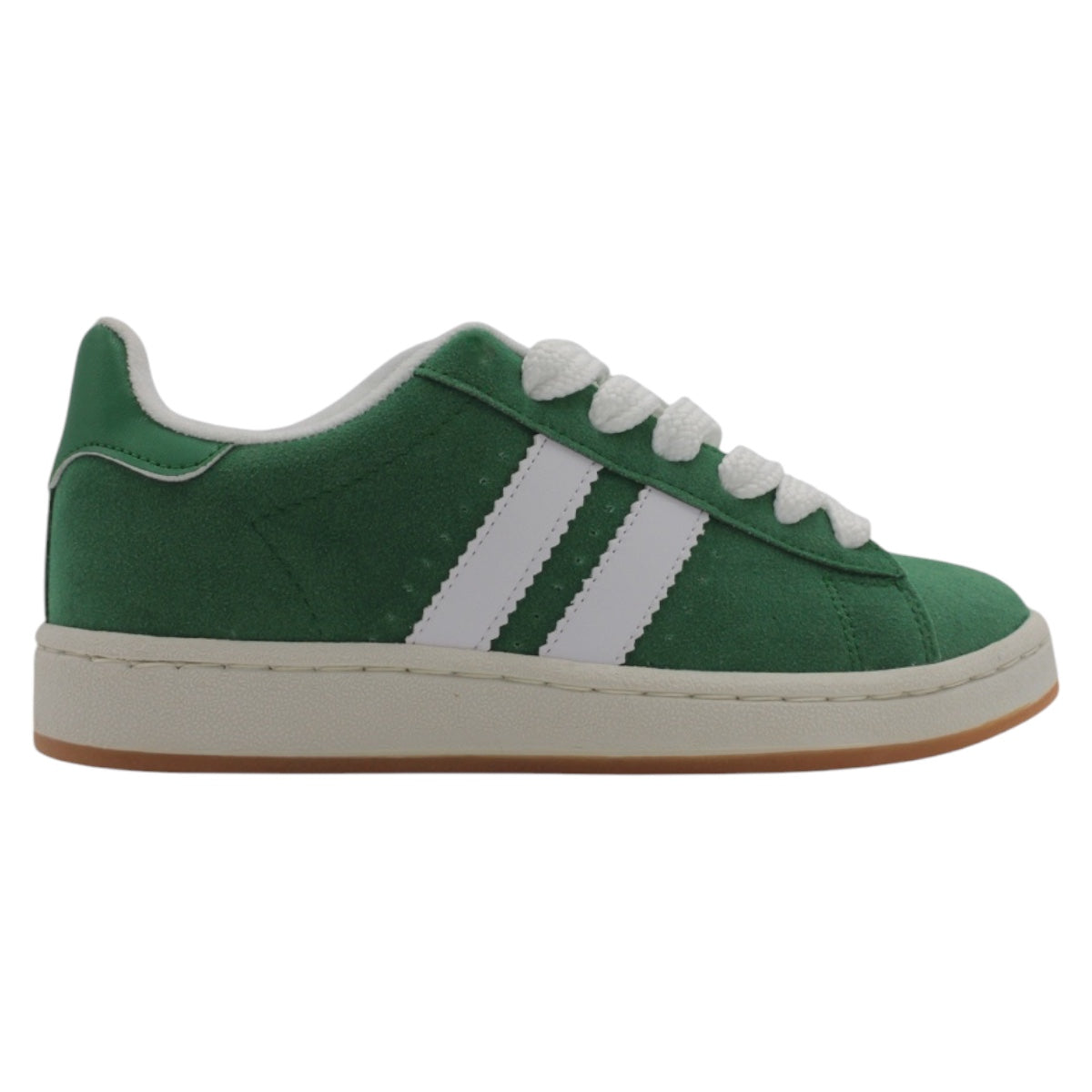 Foto 3 pulgar | Tenis Con Cordones Exterior Gamuza Sintética Color Verde Para Mujer De Rbcollection