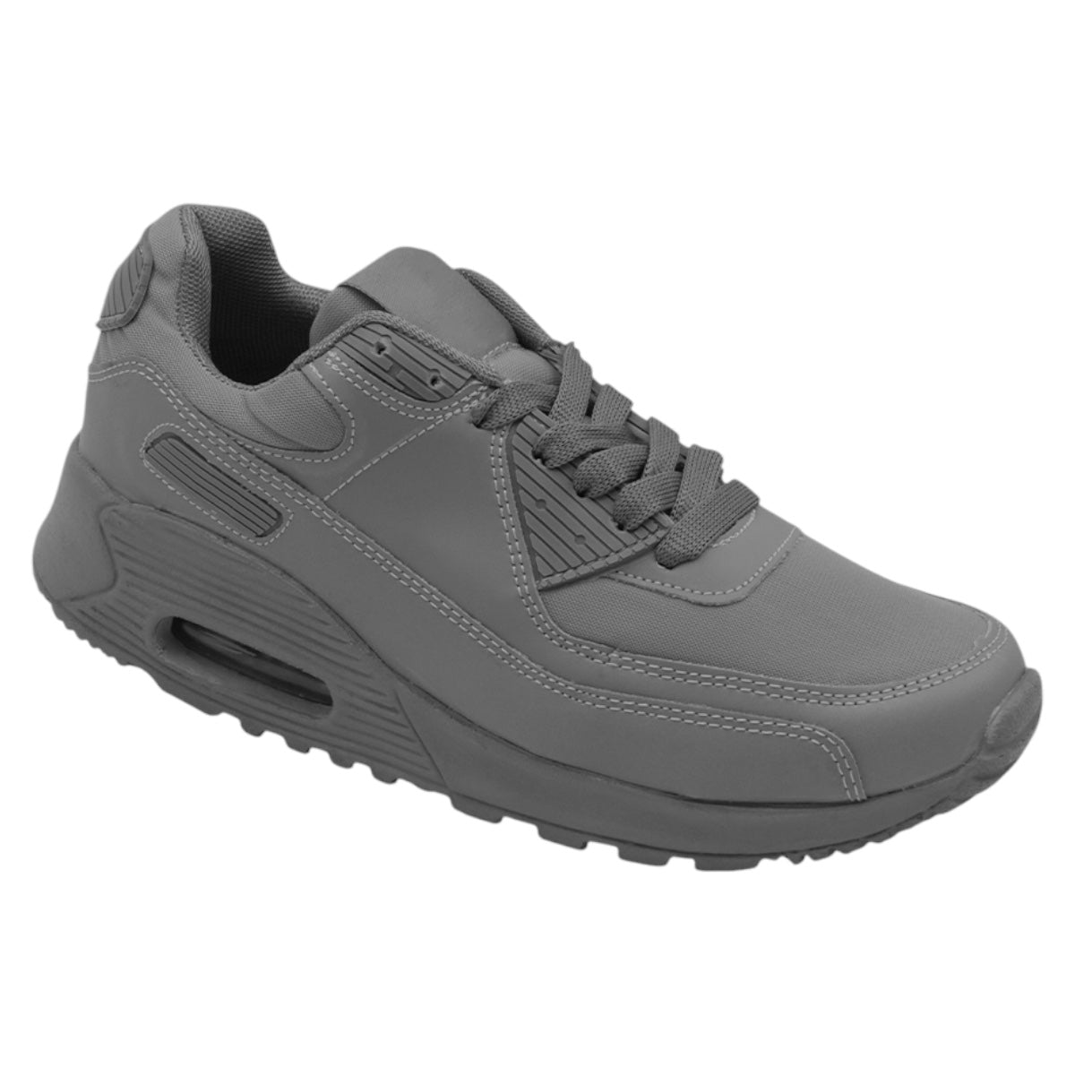 Foto 2 pulgar | Tenis Tipo Deportivo Exterior Piel Vegana Color Gris Para Mujer De Rbcollection