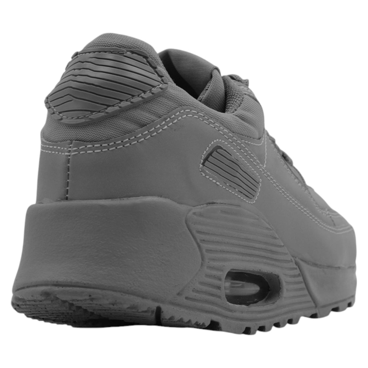 Foto 3 | Tenis Tipo Deportivo Exterior Piel Vegana Color Gris Para Mujer De Rbcollection