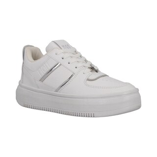 Foto 1 | Tenis Mujer Urbanos Hgn By Mr Shu Agujetas Ajustables Comodos Blanco