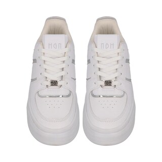 Foto 4 | Tenis Mujer Urbanos Hgn By Mr Shu Agujetas Ajustables Comodos Blanco