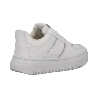 Foto 2 | Tenis Mujer Urbanos Hgn By Mr Shu Agujetas Ajustables Comodos Blanco